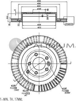 Ashuki P331-079 - Brake Disc autospares.lv