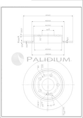 Ashuki P331-119 - Brake Disc autospares.lv