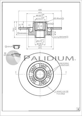 Ashuki P331-131 - Brake Disc autospares.lv