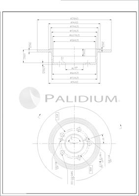 Ashuki P331-132 - Brake Disc autospares.lv