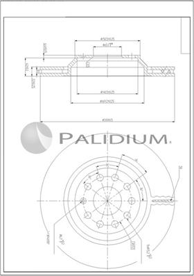 Ashuki P331-137 - Brake Disc autospares.lv