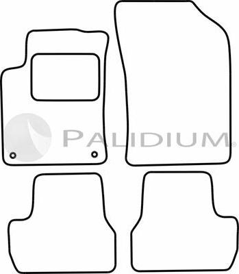 Ashuki PAL18-0227 - Floor Mat Set autospares.lv