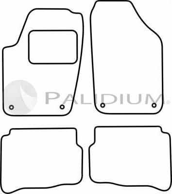 Ashuki PAL18-1527 - Floor Mat Set autospares.lv