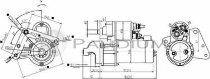 Ashuki PAL17-1004 - Starter autospares.lv