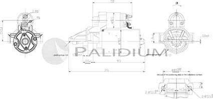 Ashuki PAL17-1007 - Starter autospares.lv