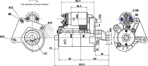 Ashuki PAL17-1015 - Starter autospares.lv