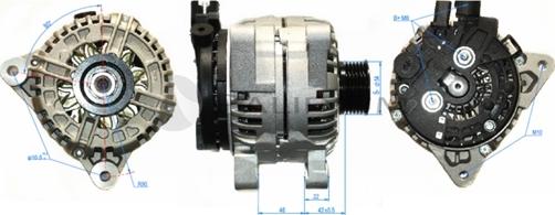 Ashuki PAL17-2014 - Alternator autospares.lv