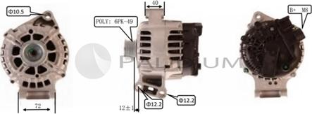 Ashuki PAL17-2013 - Alternator autospares.lv