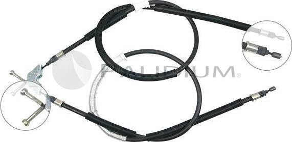 Ashuki PAL3-1065 - Cable, parking brake autospares.lv