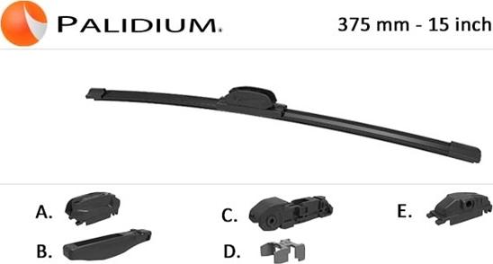 Ashuki PAL7-2380 - Wiper Blade autospares.lv