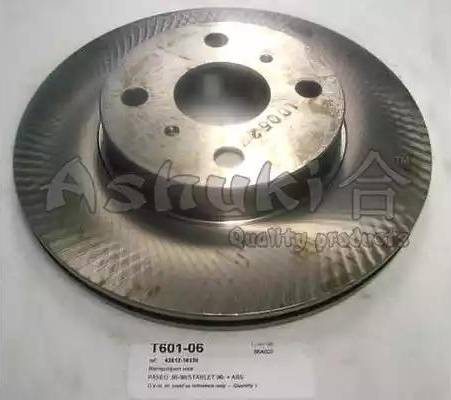 Ashuki T601-06 - Brake Disc autospares.lv