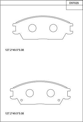 BOSCH 424 330B - Brake Pad Set, disc brake autospares.lv