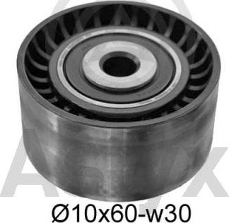 Aslyx AS-506633 - Pulley, v-ribbed belt autospares.lv