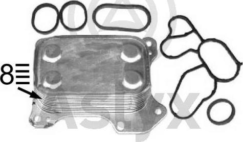 Aslyx AS-521190 - Oil Cooler, engine oil autospares.lv