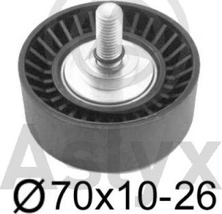 Aslyx AS-521157 - Pulley, v-ribbed belt autospares.lv