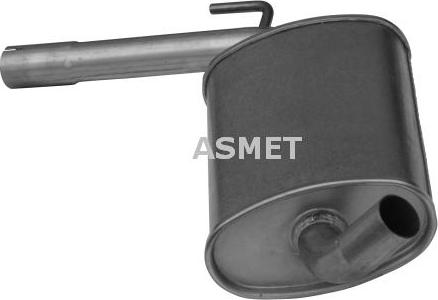 Asmet 04.039 - Middle Silencer autospares.lv
