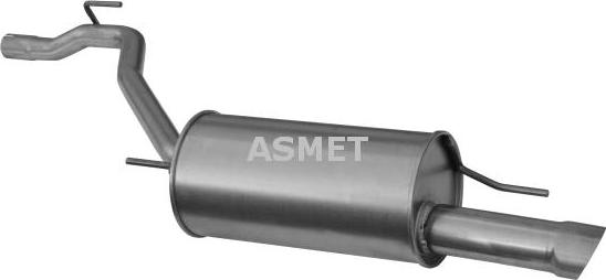 Asmet 04.071 - End Silencer autospares.lv