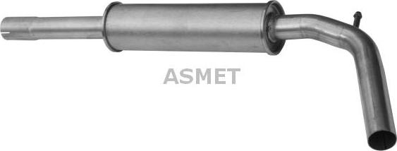 Asmet 03.094 - Middle Silencer autospares.lv