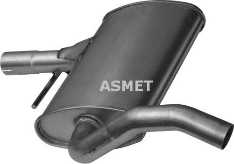 Asmet 03.037 - Middle Silencer autospares.lv