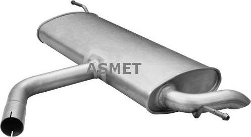 Asmet 03.117 - End Silencer autospares.lv