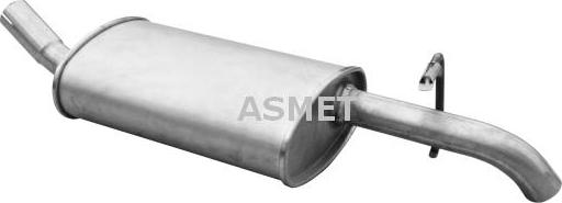 Asmet 07.070 - End Silencer autospares.lv