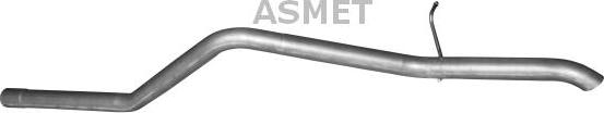Asmet 07.193 - Exhaust Pipe autospares.lv