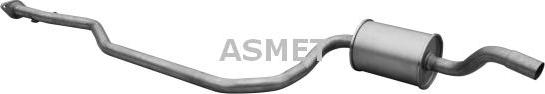 Asmet 07.150 - Middle Silencer autospares.lv