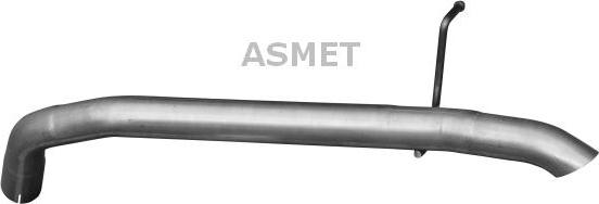 Asmet 07.216 - Exhaust Pipe autospares.lv