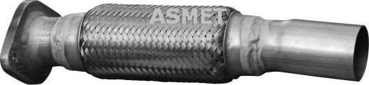 Asmet 16.093 - Exhaust Pipe autospares.lv