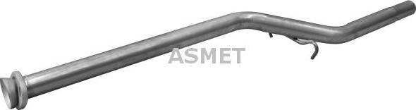 Asmet 16.009 - Exhaust Pipe autospares.lv