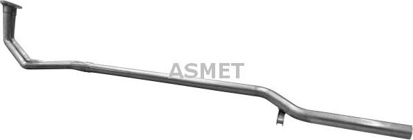 Asmet 16.027 - Exhaust Pipe autospares.lv