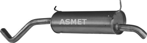 Asmet 10.048 - End Silencer autospares.lv