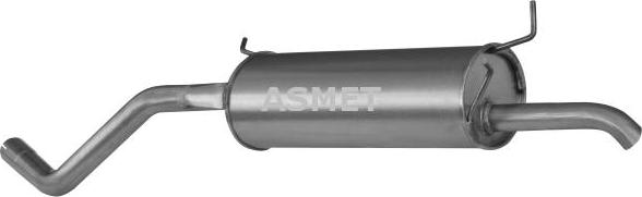 Asmet 10.037 - End Silencer autospares.lv