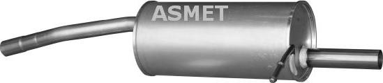 Asmet 10.116 - End Silencer autospares.lv