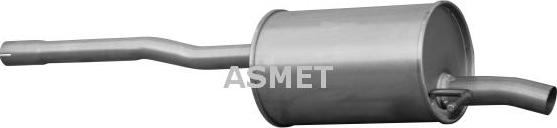 Asmet 10.110 - End Silencer autospares.lv