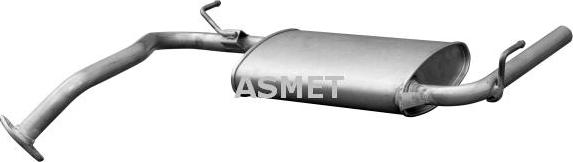 Asmet 11.036 - End Silencer autospares.lv