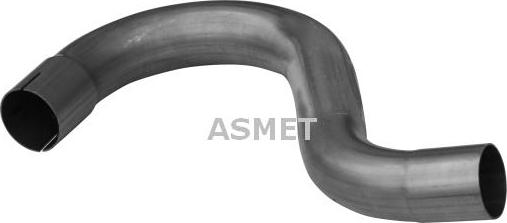 Asmet 18.022 - Exhaust Pipe autospares.lv