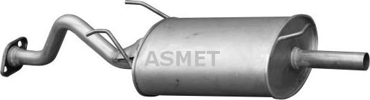 Asmet 13.022 - End Silencer autospares.lv