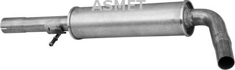Asmet 21.009 - Middle Silencer autospares.lv