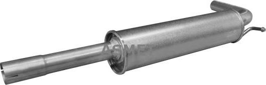 Asmet 21.015 - Middle Silencer autospares.lv