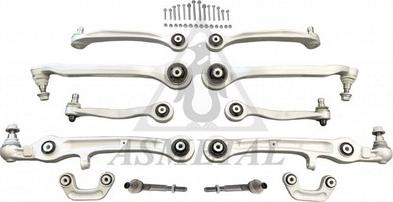 AS Metal 13AU0204 - Link Set, wheel suspension autospares.lv