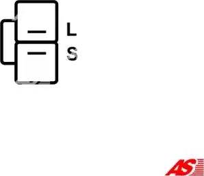 AS-PL ARE2068 - Voltage regulator, alternator autospares.lv