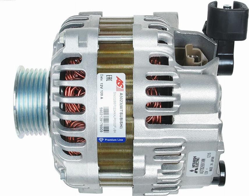 AS-PL A5023(MITSUBISHI) - Alternator autospares.lv