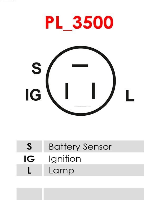 AS-PL A6119 - Alternator autospares.lv