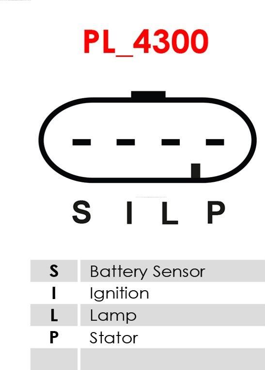 AS-PL ARE9052 - Voltage regulator, alternator autospares.lv