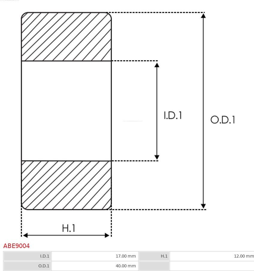 AS-PL ABE9004 - Bearing autospares.lv