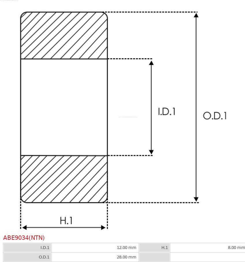 AS-PL ABE9034(NTN) - Bearing autospares.lv