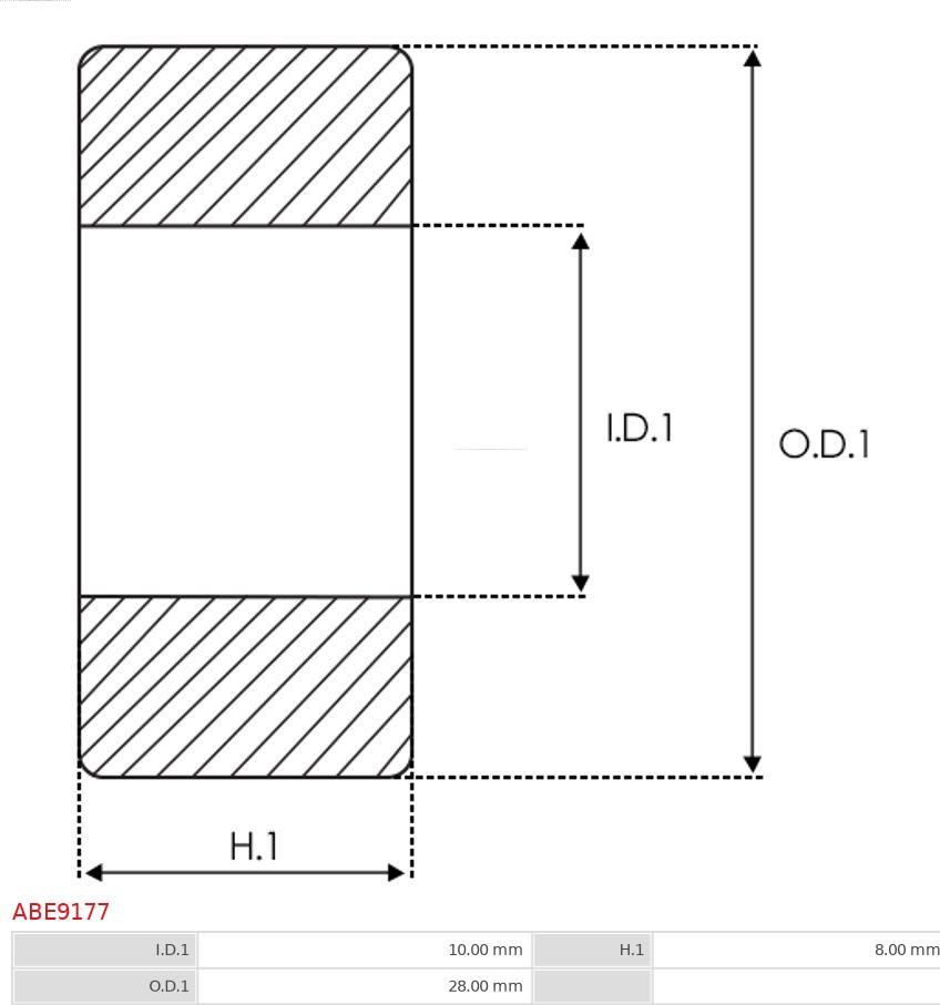 AS-PL ABE9177 - Bearing autospares.lv