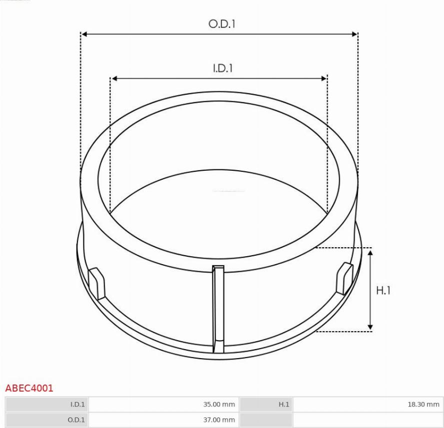 AS-PL ABEC4001 - Protective Cap, alternator autospares.lv