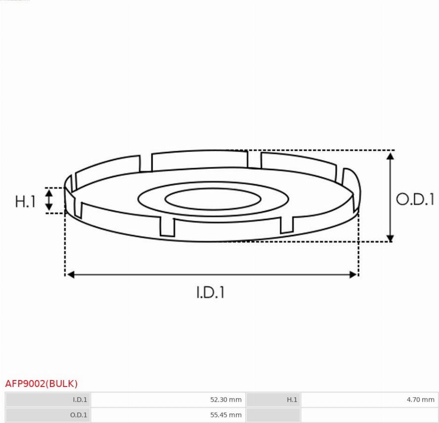 AS-PL AFP9002(BULK) - Pulley, alternator, freewheel clutch autospares.lv